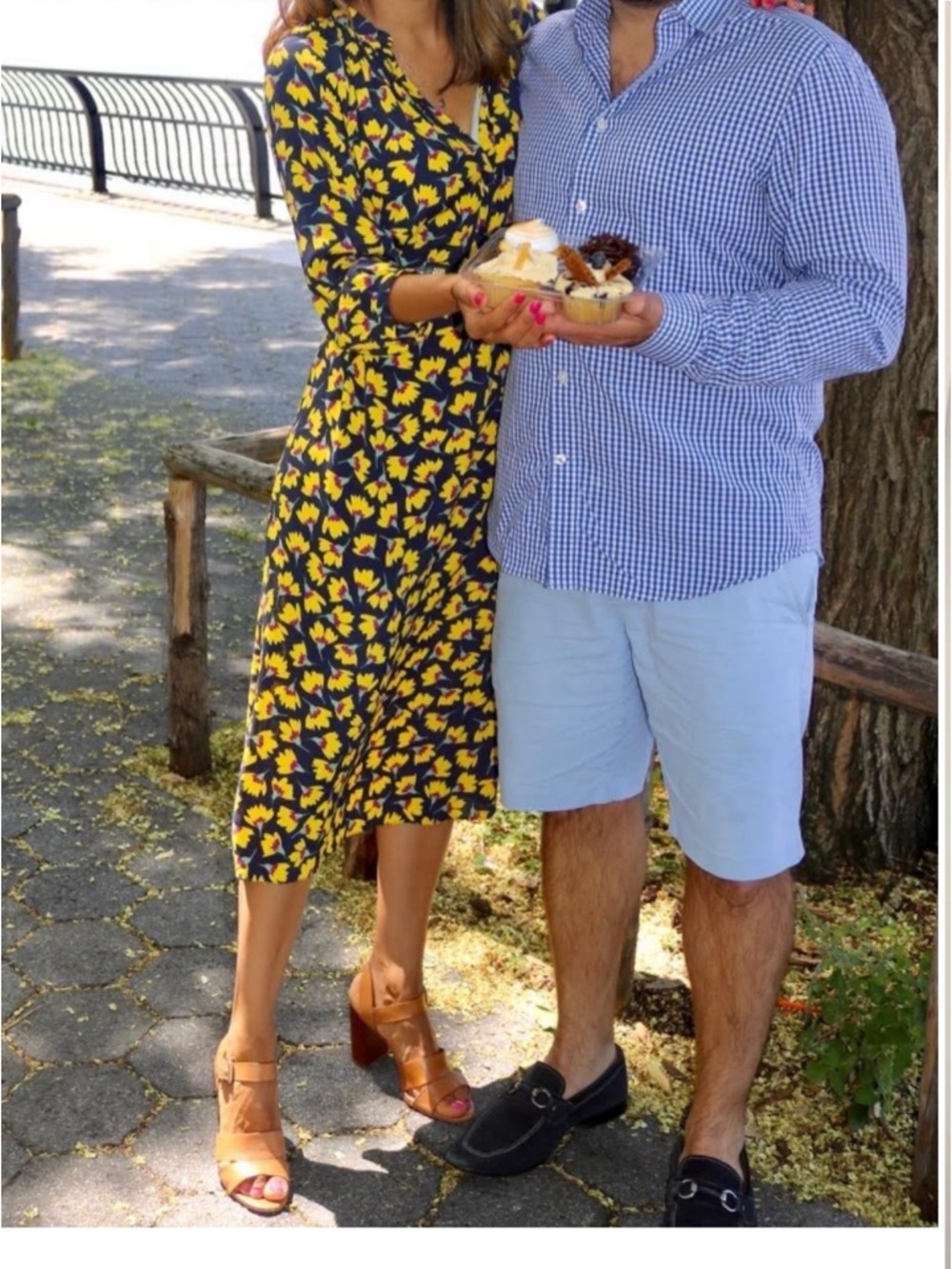 Zara Dress with Yellow Floral Print XS
